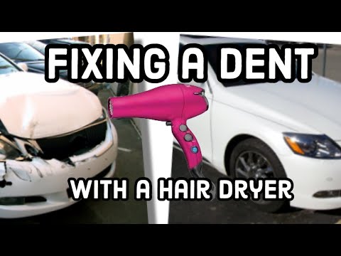 Car Repair on a budget – Fixing a dented bumper with a hair dryer Toyota Tacoma