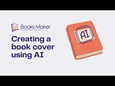 Creating a book cover using AI
