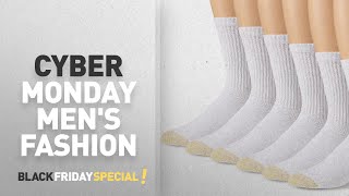 Cyber Monday Men's Socks Deals: Gold Toe Men’s 6-Pack Cotton Crew Athletic Sock