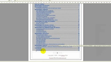Tutoriel : Comment créer une table des matières dynamique avec OpenOffice