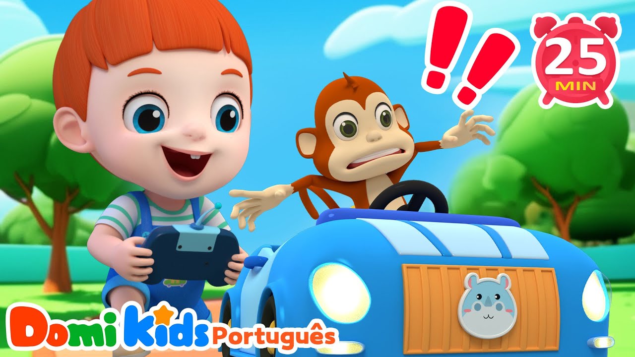 🚙💨 Corrida Divertida de Carros | Canções Infantis | Domi Kids | LEFUN Kids TV