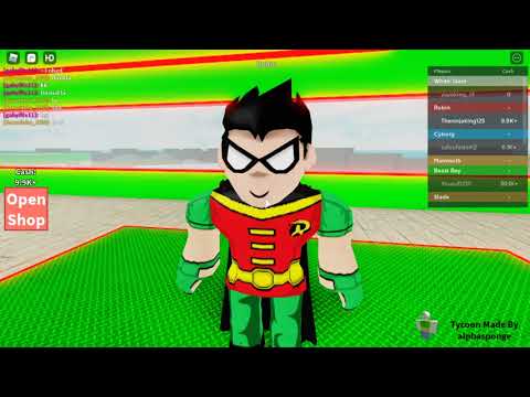 Titans Go Roblox Teen Titans Tycoon Youtube - teen titans go tycoon closed roblox