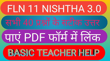 FLN 11 QUIZ ANSWER KEY , FLN 11  PDF Link in discription.