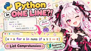 Python List Comprehensions Made EASY! ✨ One Line Instead of a Loop! | Rupi Teaches Python