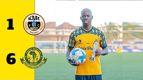 KMC 1 - 6 Yanga SC   MAGOLI MATATU YA AZIZ KI.