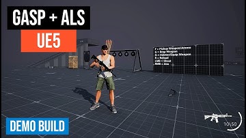 UE5 Weapon System Demo, GASP + ALS Livestream Devlog Project