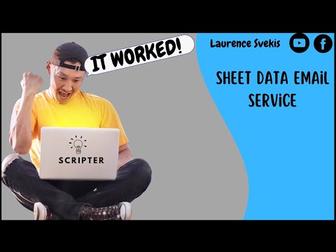Google Sheets Email Script Send Custom Emails to Users #tips