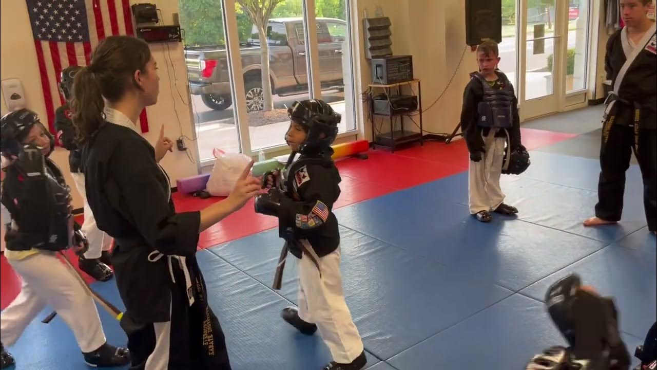 Everson's Karate Institute Level 3 sparring class YouTube