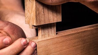 How to cut a MORTICE AND TENON JOINT by HAND