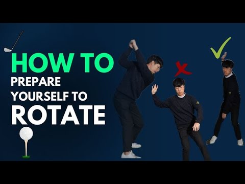 DO THIS! Important tip for rotation in Golf Swing #golf #rotation #골프 ...