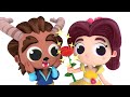 Princess Belle S Offers A Romantic Rose To Beast Increditales Funny Animation For Kids