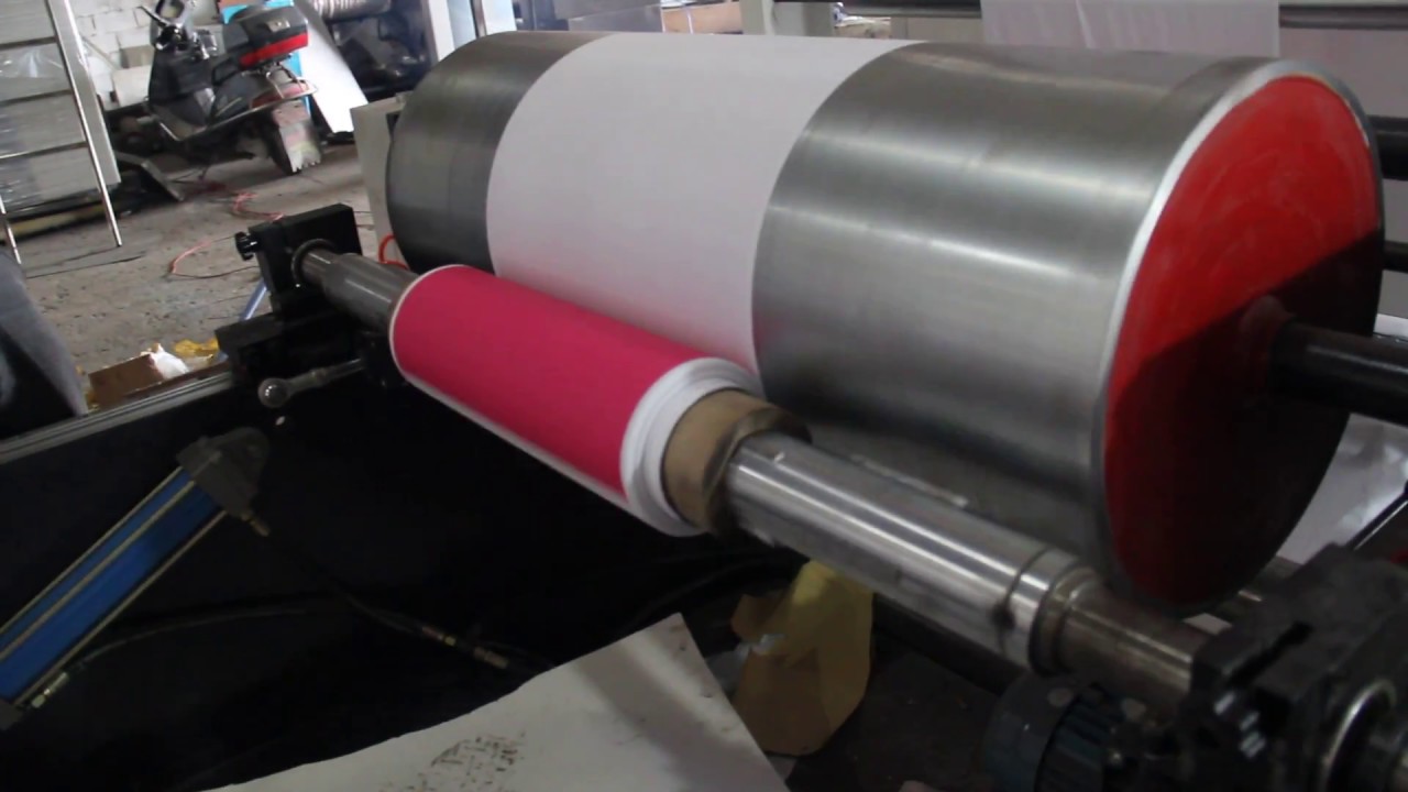 2 color flexo printing machine GYT 21000 with inverter control - YouTube