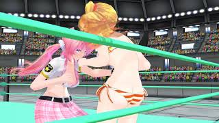 [MMD]18  Belly Punch #1