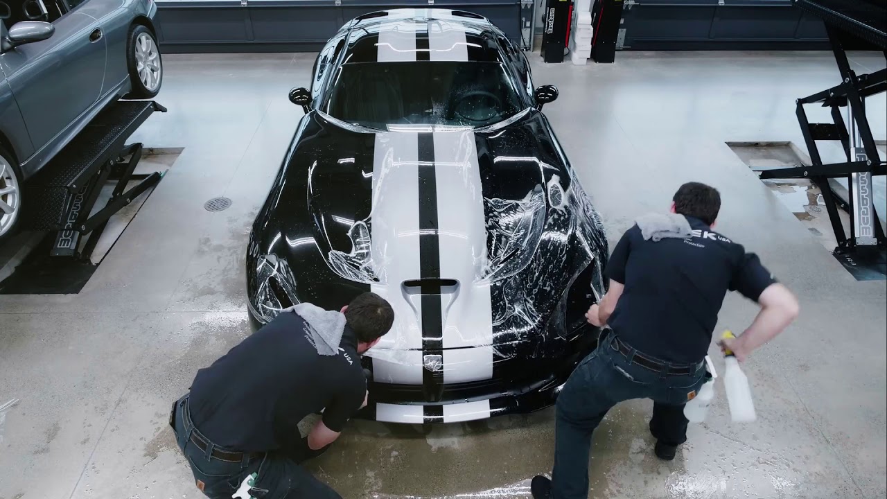 STEK DYNOshield paint protection film installation at Metropolitan Detail