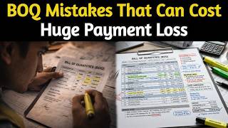 BOQ Mistakes That Can Cost You Lakhs (Billing Truth in Site Construction) 🚨Must Watch Civil Engineer