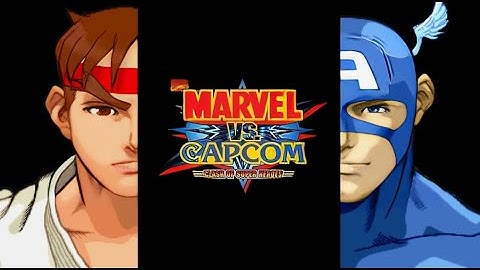 Marvel vs Capcom | Duo Team Attack | Ryu & Captain America