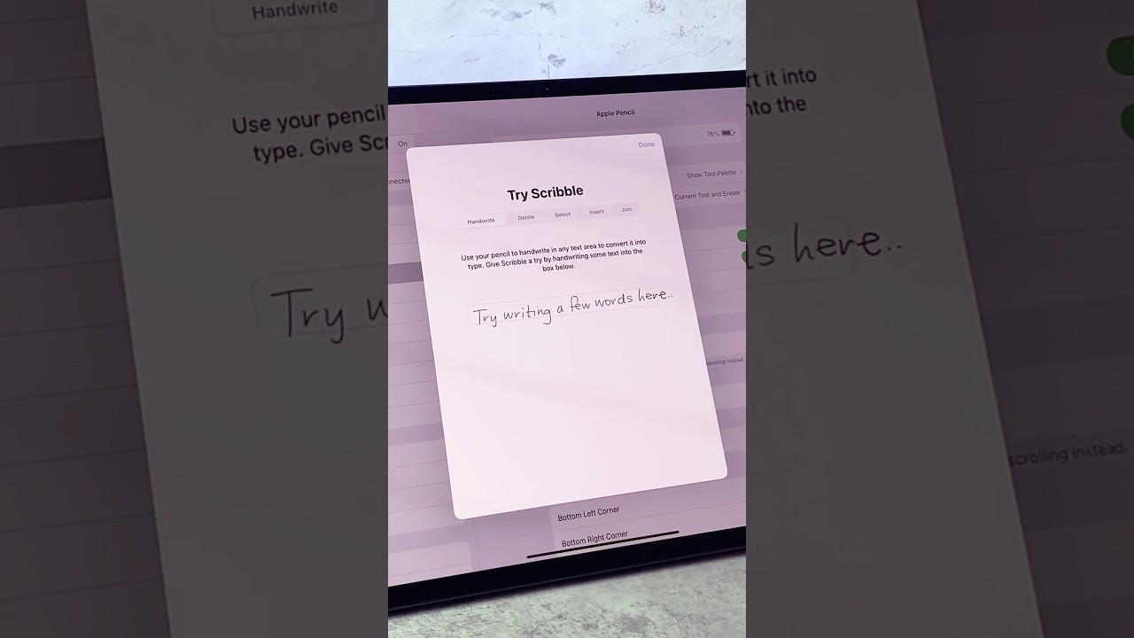 РУКОПИСНЫЙ текст с помощью APPLE PENCIL на iPad 