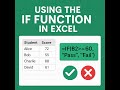 Using the IF Function in Excel along with AND , OR Logic&#39;s