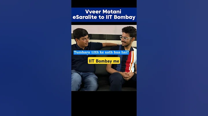 JEE & Boards Dono Fod Diye 😱 Got IIT Bombay 💀| IIT Motivation #shorts #esaral #iit #jee #jeeadvanced