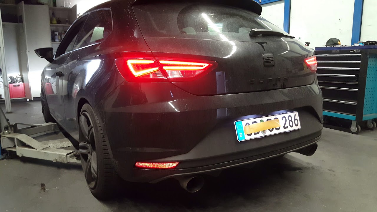 Seat Leon Cupra R280 3 Zoll Auspuffanlage ab Turbo by HDH-Concepts ...