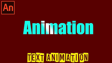 Adobe Animate Tutorial -  Text Animation with Adobe Animate