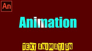 Adobe Animate Tutorial -  Text Animation with Adobe Animate screenshot 5