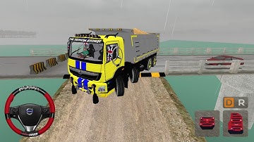 Bharat Banz 12 Wheeler Tipper Truck Mod For Bussid - Bus Game - Bus Simulator Indonesia Gameplay 