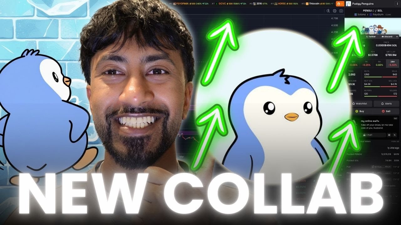 $PENGU COLLAB WITH MAN CITY! THIS PROJECT WILL RUN TO BILLIONS...