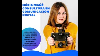 Nùria Mañé, Comunicadora digital. PCP Social Club