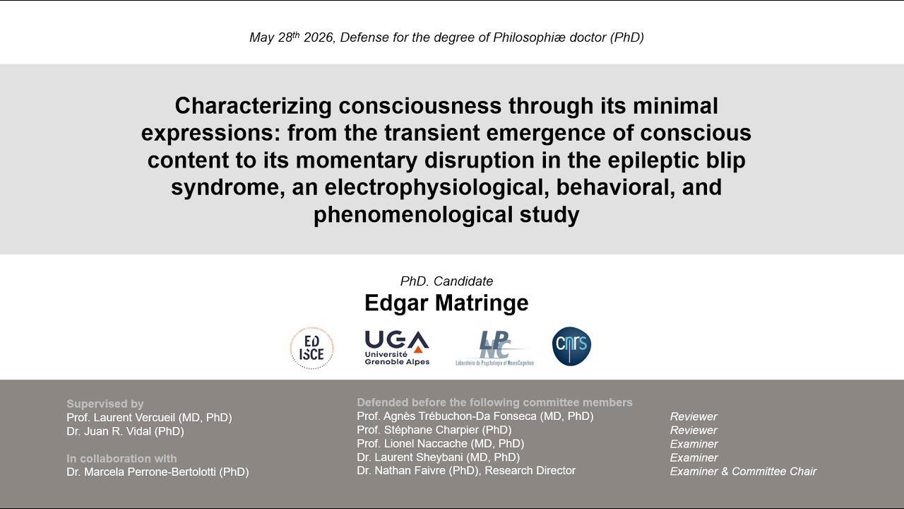 Characterizing consciousness through its minimal expressions : from the transient emergence of ...