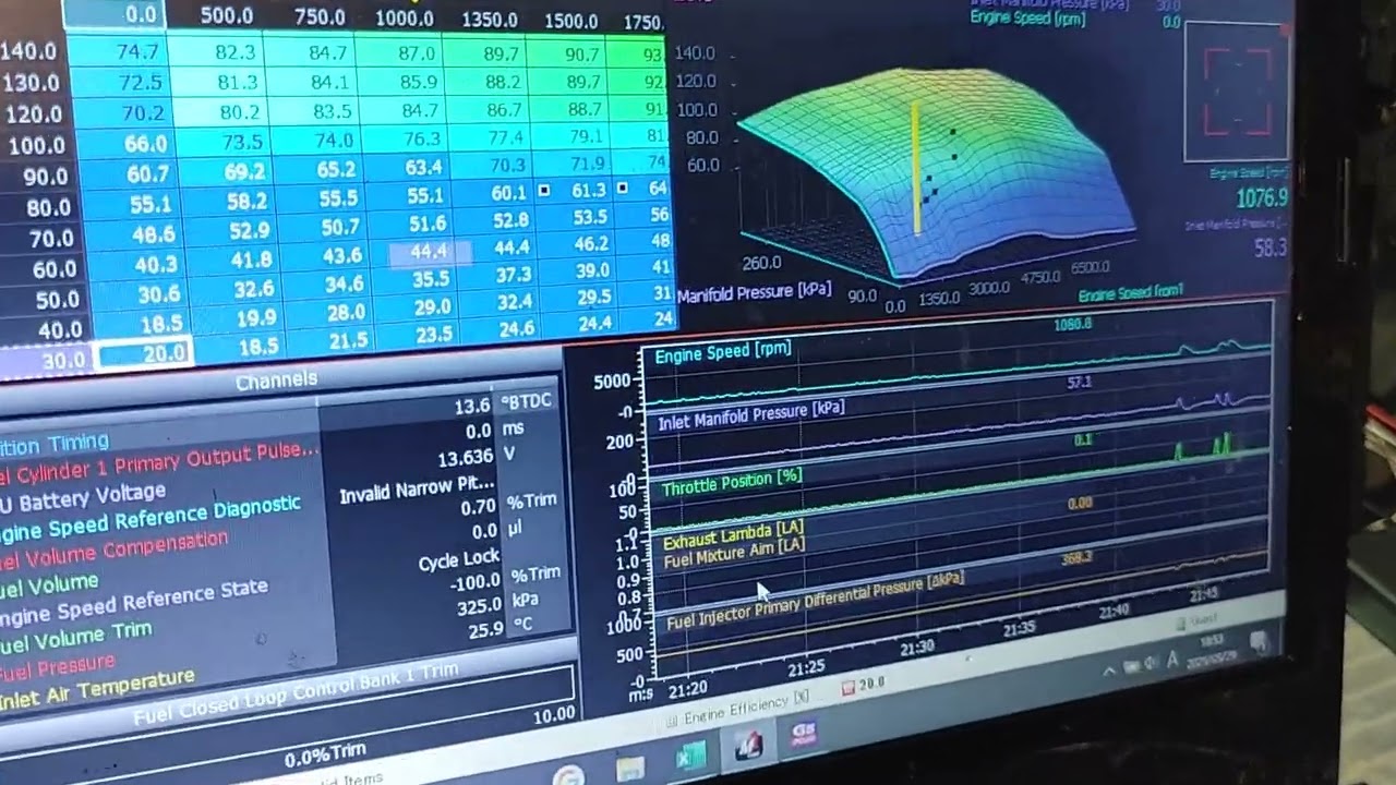 MOTEC M1 analog input test