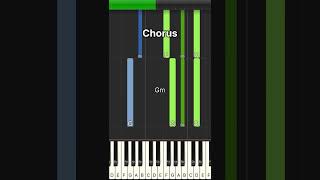 Play along to Eternity by Alex Warren. #pianochords #piano #pianotutorial #pianolesson #pianoroll