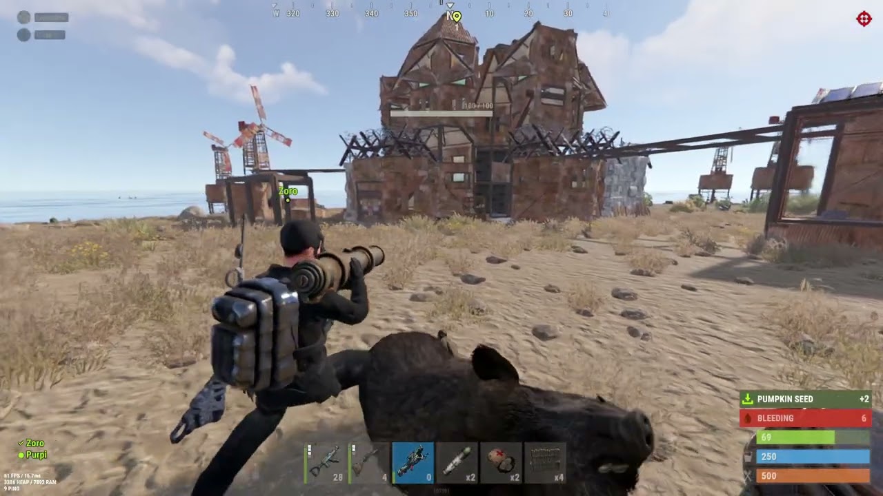 Rust raid gone wrong