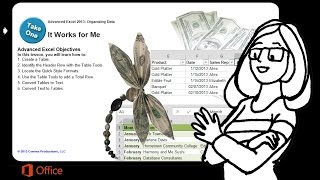 Microsoft Excel 2013 Advanced: Tables Work for Me!