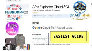 APIs Explorer: Cloud SQL | FEB 2026 | #GSP423 #qwiklabsarcade2026