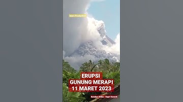 MENGERIKAN !!! DETIK DETIK GUNUNG MERAPI ERUPSI TERPANTAU DARI SRUMBUNG MAGELANG