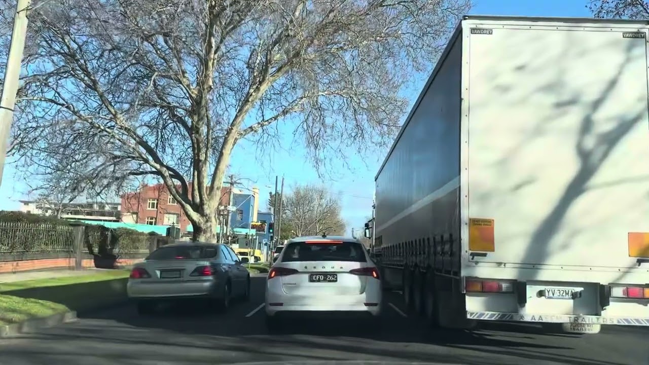 Chadstone to Melbourne City | Real-Time 4K Drive | Relaxing Urban Road Tour 