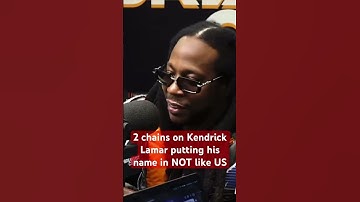 2 Chainz on Kendrick Lamar Using him to “DISS DRAKE!!