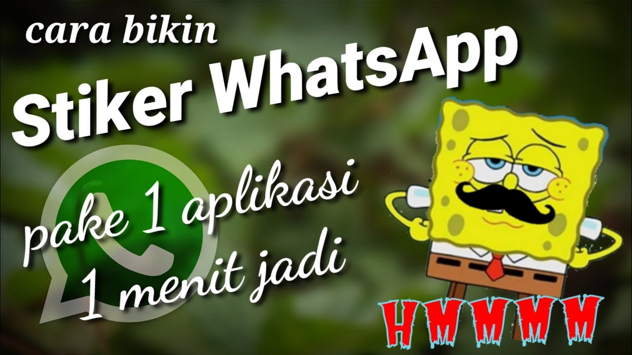 cara bikin stiker WhatsApp - YouTube