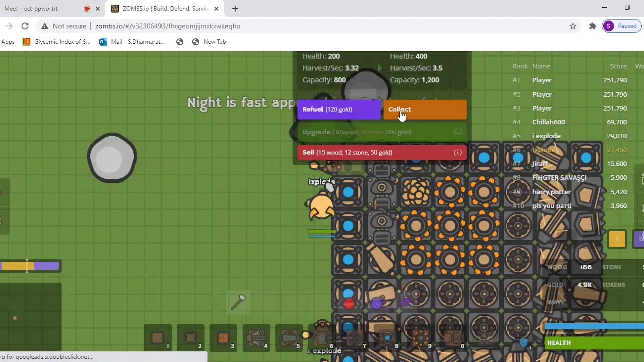 Zombs io vid 4 with voicepretending To be Ixplode with my friend Aaqil