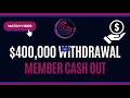Cryptex Member Cash Out - $400,000 Withdrawal!