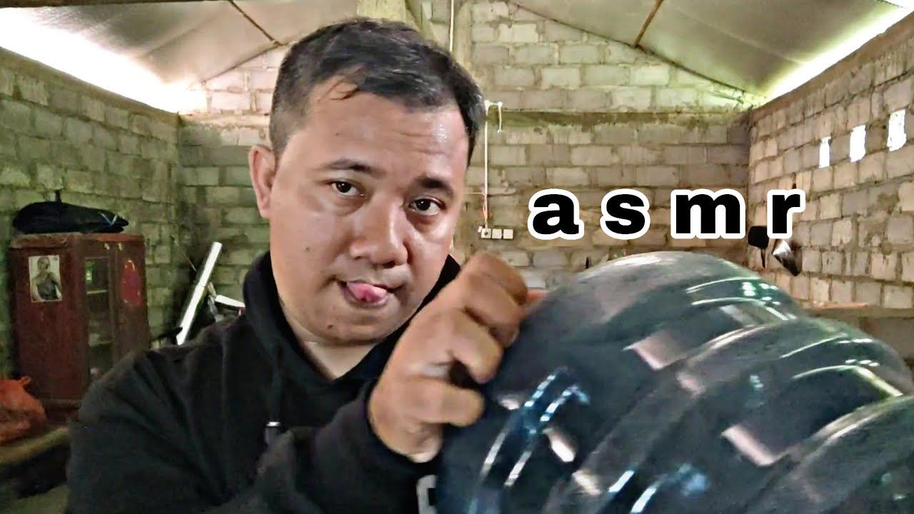 ASMR tapping and scratching objects around | hard mode