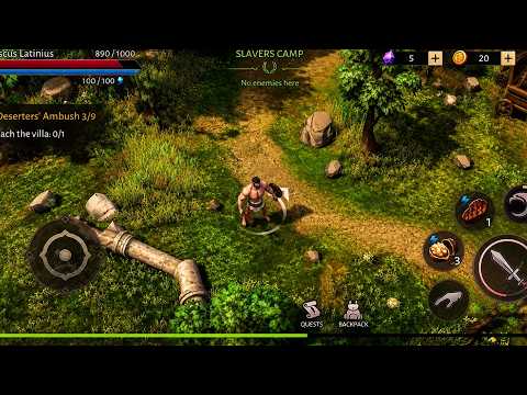Gladiator Survival Gameplay on iOS