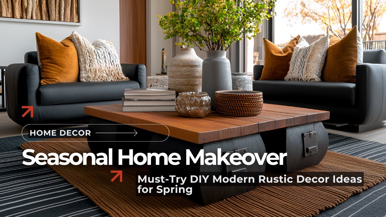 Spring into Style: Top DIY Projects for Modern Rustic Home Makeovers