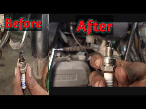 How to clean spark plug ll Easy way to clean spark plug - YouTube