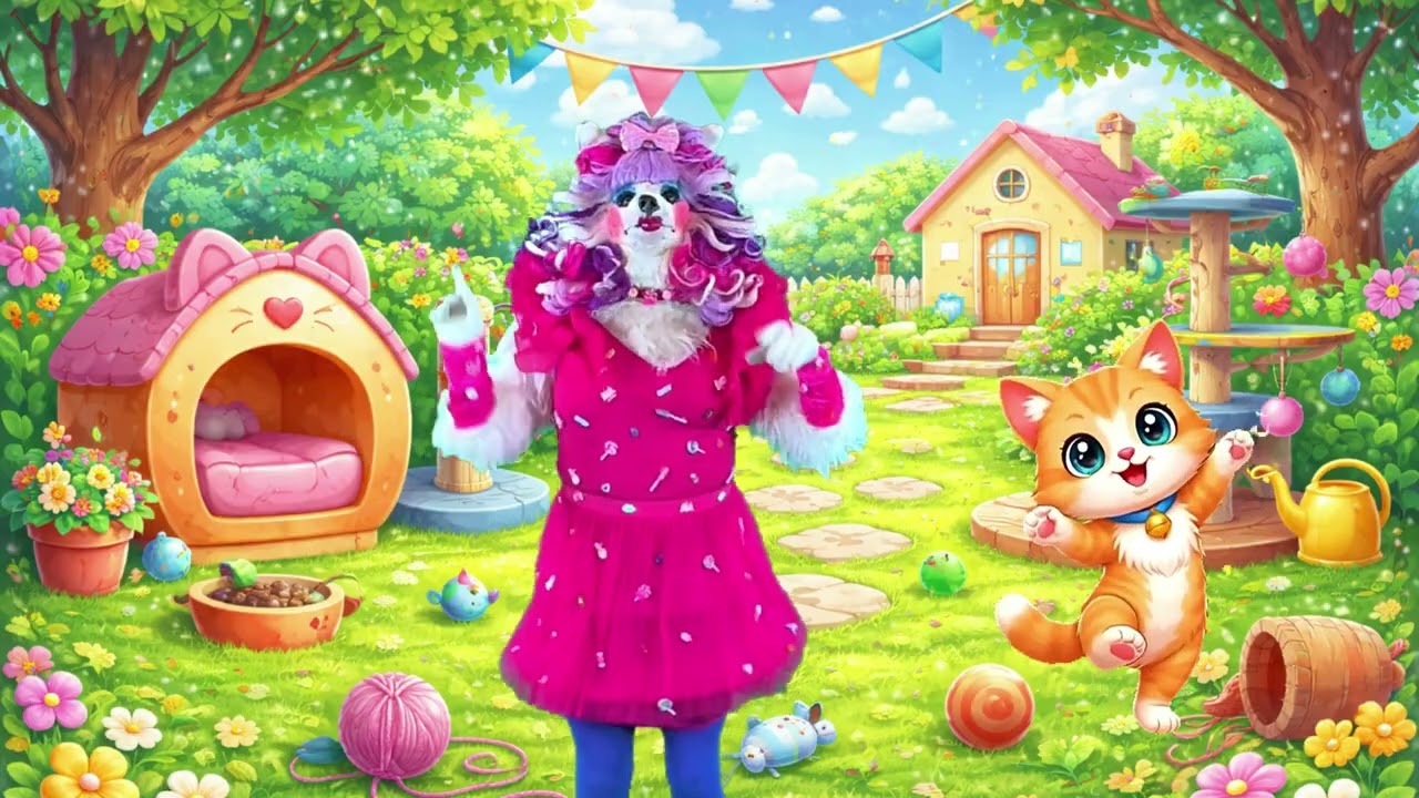 Il gattino birichino Miao 🐱 | Canzone divertente per bambini