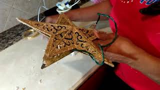 Beautiful and simple DIY tree topper or ornament
