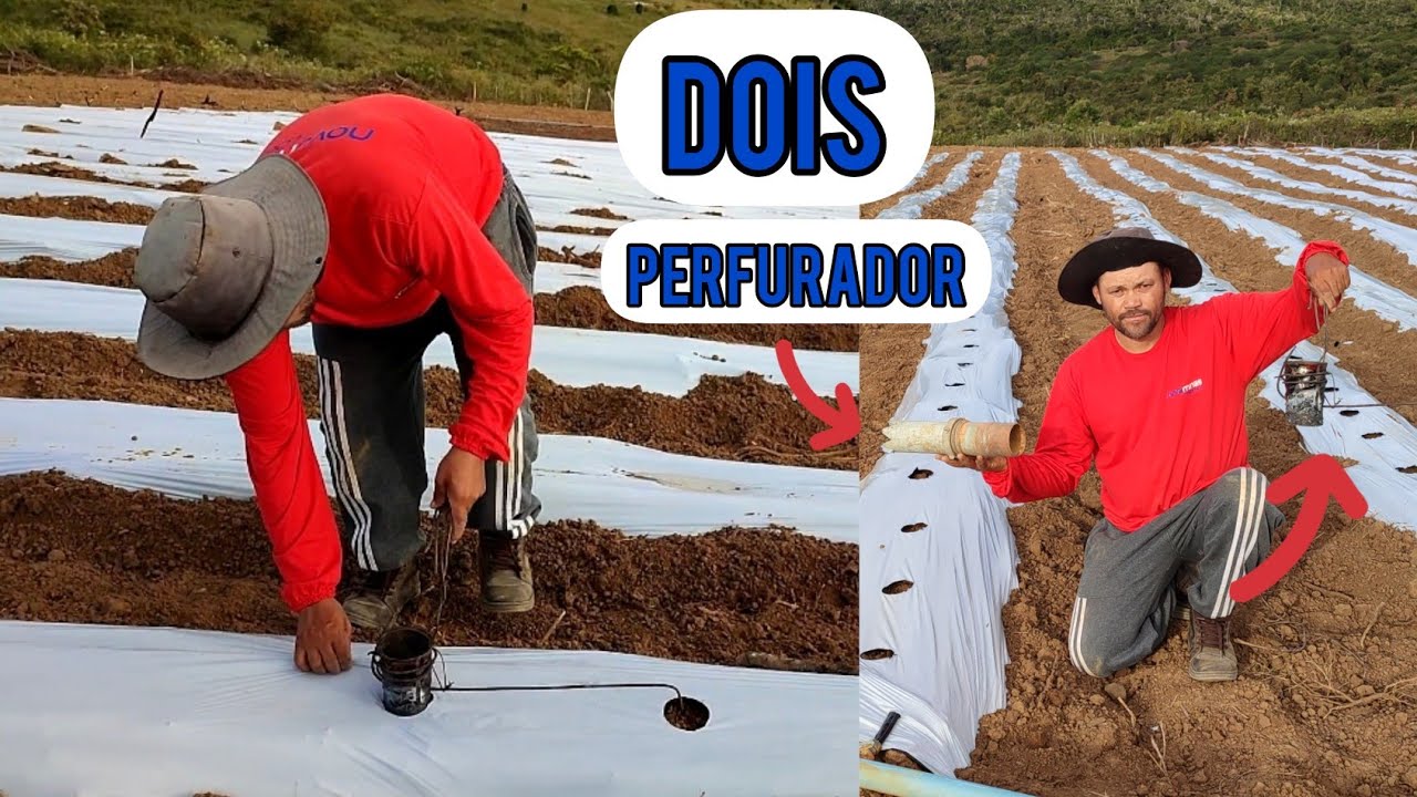 Como fazer perfuração no mulchig.