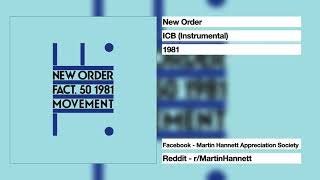 New Order - ICB (Instrumental) - Produced by Martin Hannett