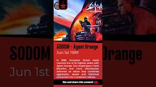 SODOM - Agent Orange (1989) #Sodom #ThrashMetal #AgentOrange #Metal #ClassicMetal
